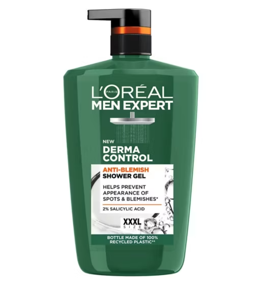 L'Oréal Men Expert Derma Control Shower Gel 1L