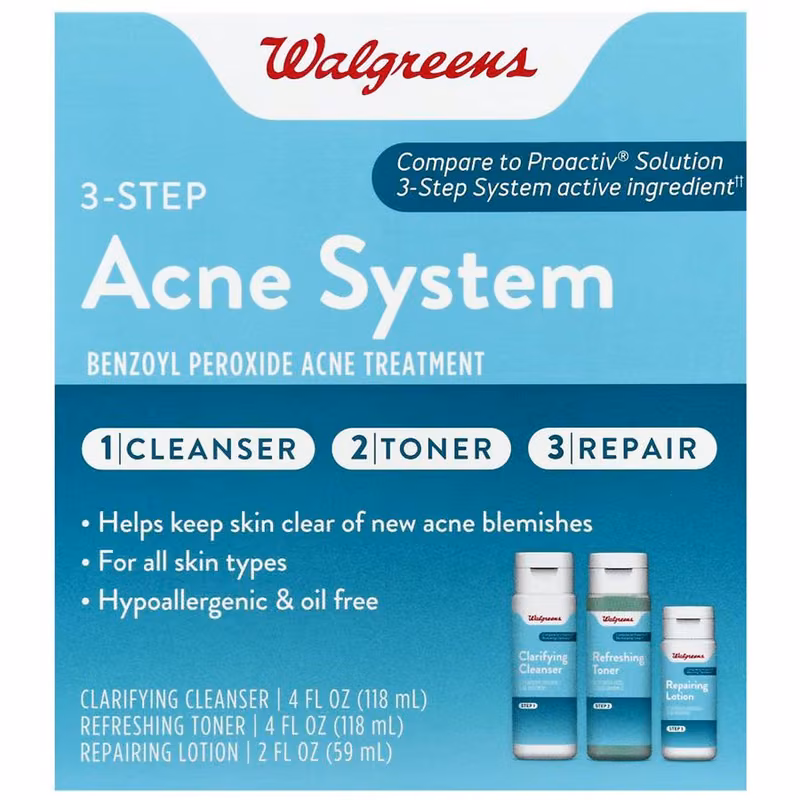 Walgreens 3 Step Acne Kit