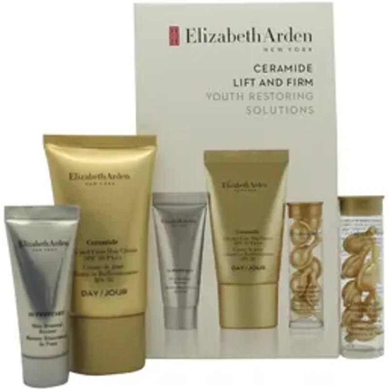 Elizabeth Arden Ceramide Gift Set 7 x Advanced Ceramide Capsules + 5ml Superstart Skin Renewal Booster + 15ml Ceramide Lift & Firm Day Cream SPF 30