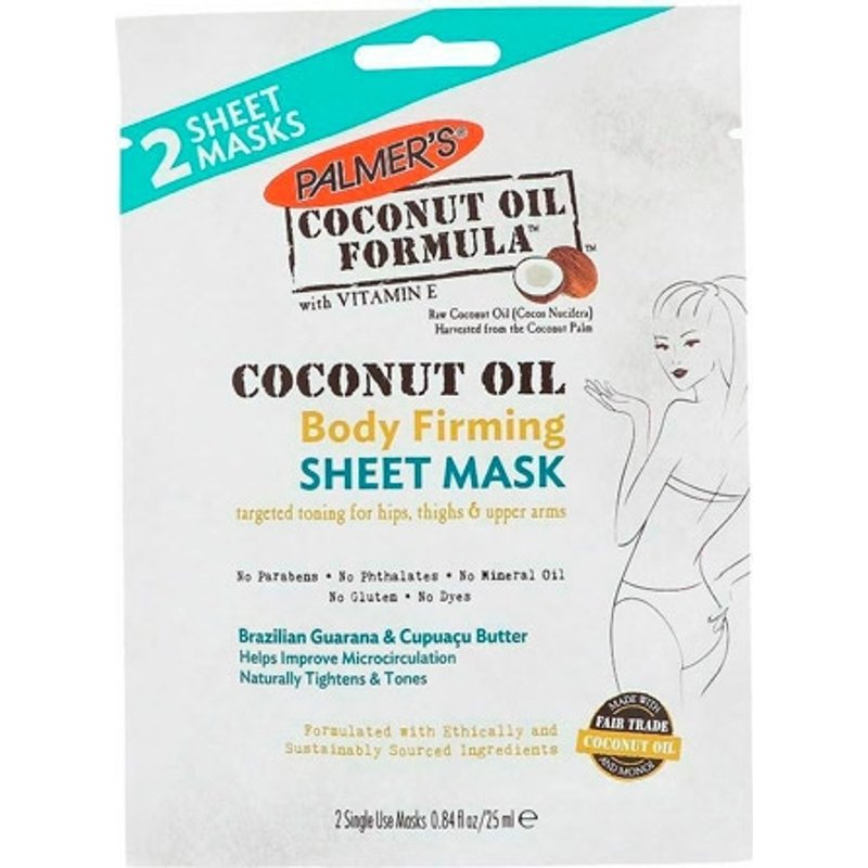 Palmer's Coconut Oil Body Firming Sheet Mask - 2 pcs