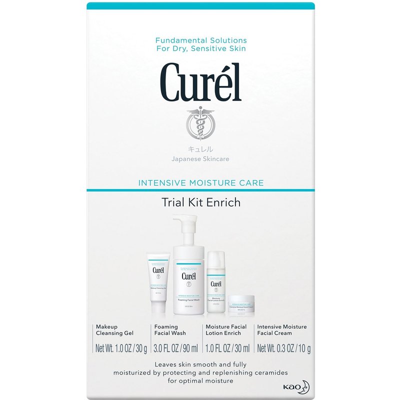Curél Enrich 2 Week Trial and Travel Kit for Dry, Sensitive Skin