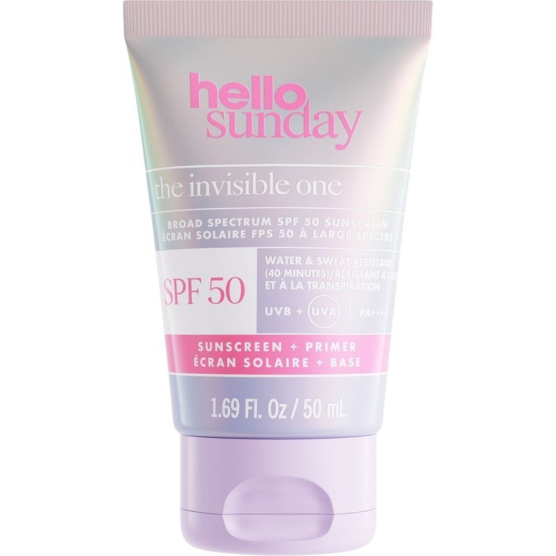 Hello Sunday The Invisible One - Invisible Primer SPF 50 With Hyaluronic Acid And Vitamin C - 50ml Pa++++