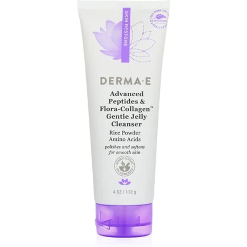 Derma E Skin Restore Advanced Peptides & Flora-Collagen Gentle Jelly Cleanser 113g