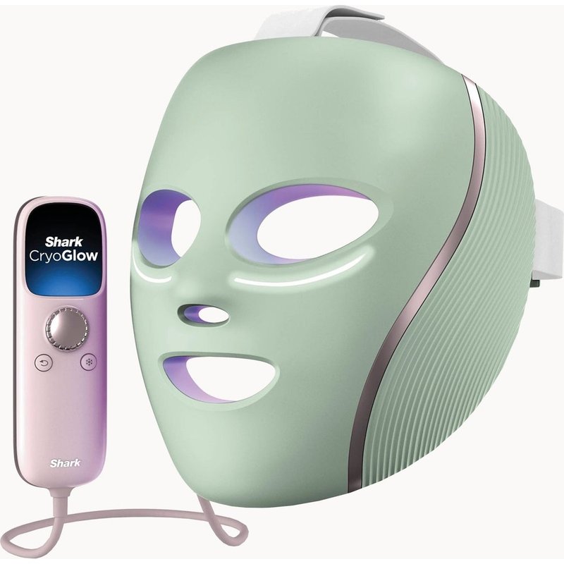 Shark Beauty CryoGlow Under-Eye Cooling & LED Anti-Ageing & Blemish Repair Mask - Strawberry Matcha