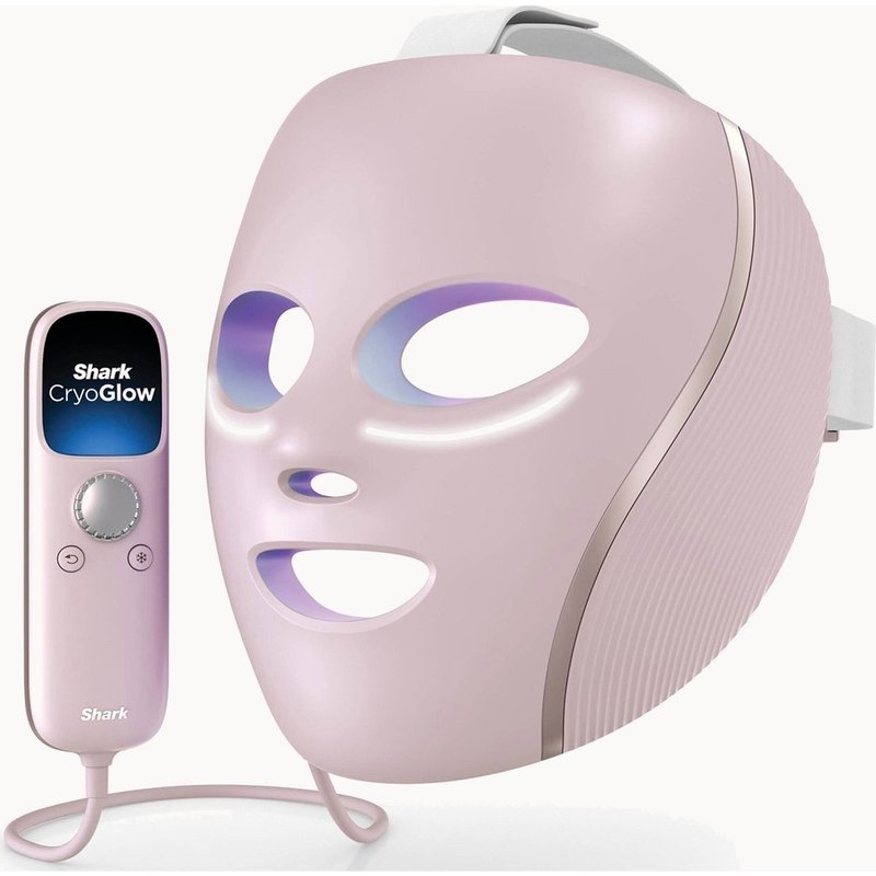 Shark Beauty CryoGlow Under-Eye Cooling & LED Anti-Ageing & Blemish Repair Mask - Pink