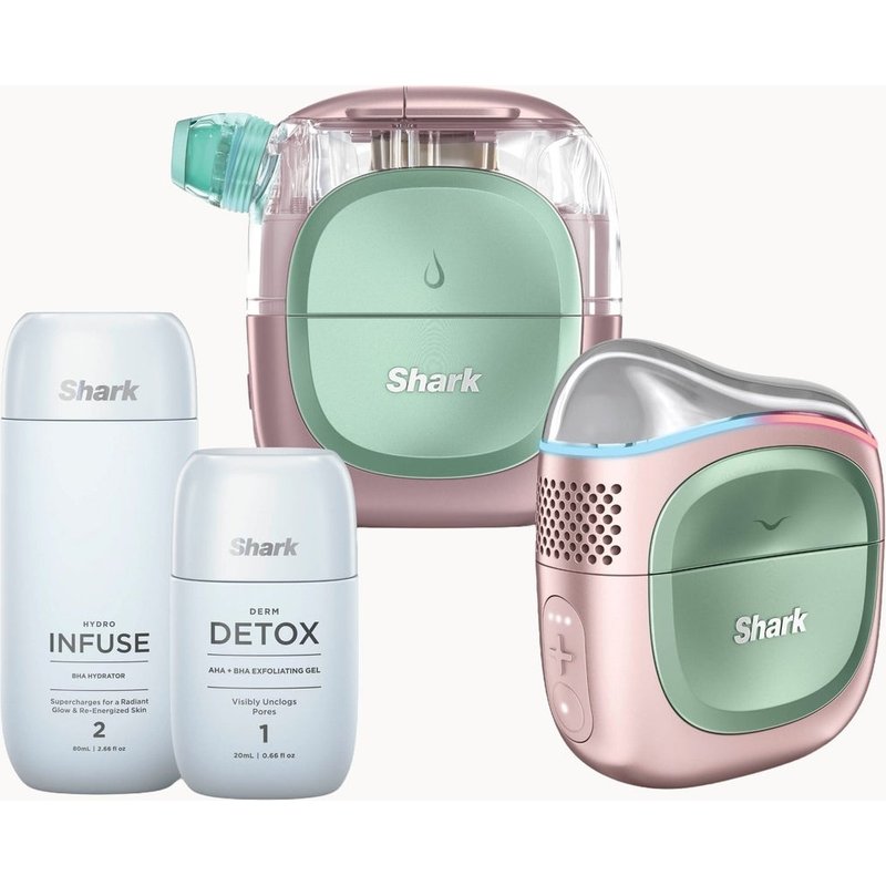 Shark Beauty FacialPro Glow + Depuffi at Home Facial - Strawberry Matcha