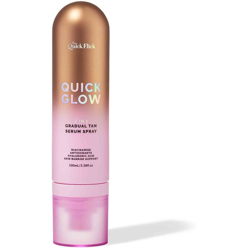 The Quick Flick Quick Glow Gradual Tan Serum Spray 100ml