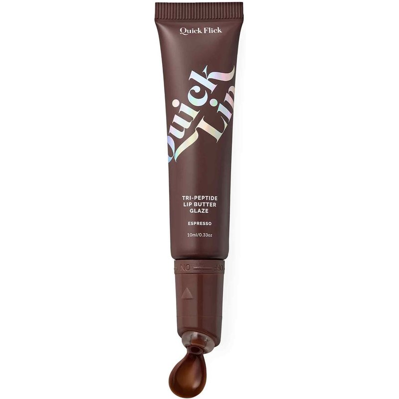 Quick Flick Quick Lip Tri-Peptide Lip Butter Glaze - Espresso (Brown) 3g