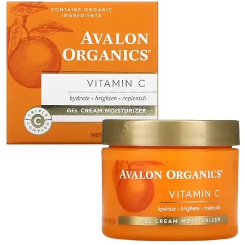 Avalon Organics Vitamin C Gel Cream Moisturiser 58g