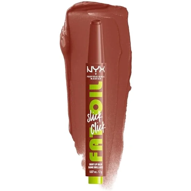 NYX Professional Makeup Fat Oil Slick Click Shiny Lip Balm Link In My Bio