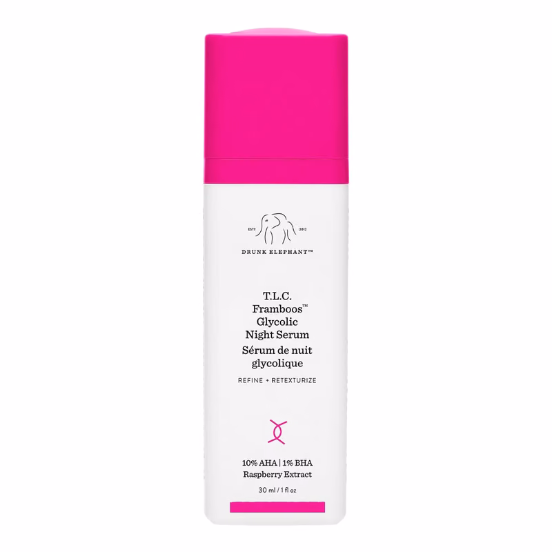 Drunk Elephant T.L.C. Framboos™ Glycolic Resurfacing Night Serum