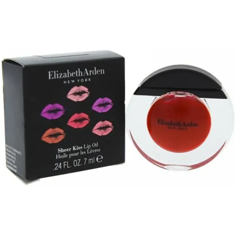 Elizabeth Arden Sheer Kiss Lip Oil Makeup 04 Rejuvenating Red