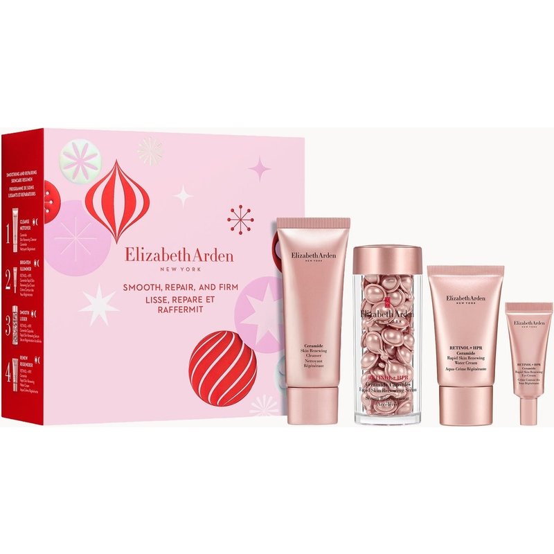 Elizabeth Arden Ceramide Retinol + HPR, Smooth, Repair & Firm 4 Piece Set
