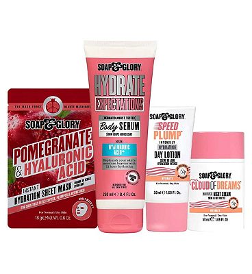 Soap & Glory Hyaluronic Acid Face & Body Bundle
