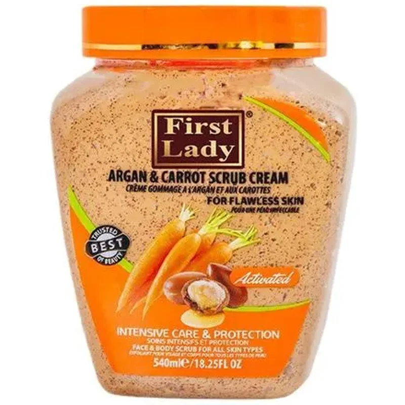 First Lady Argan & Carrot Scrub Cream 540ml