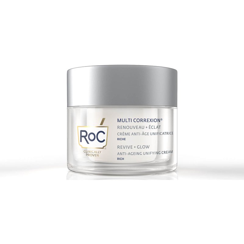 RoC Multi Correxion Revive and Glow Anti-Ageing Unifying Cream Rich 50ml