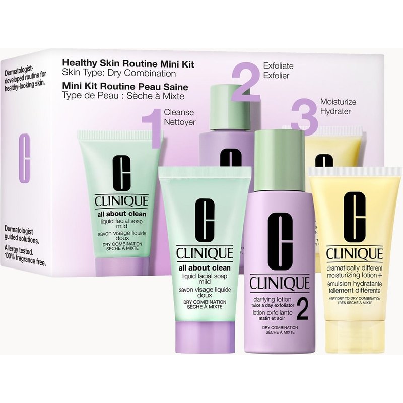 Clinique Healthy Skin Routine Mini Kit Skin Type: Dry Combination (Worth £40)