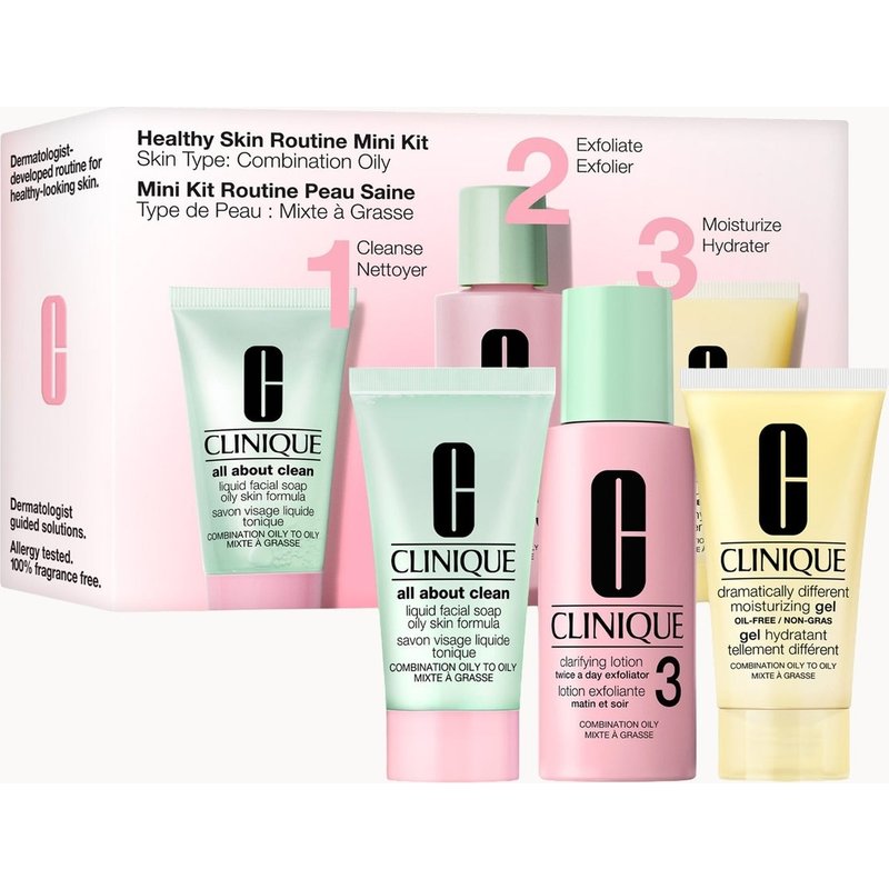 Clinique Healthy Skin Routine Mini Kit Skin Type: Combination Oily (Worth £40)