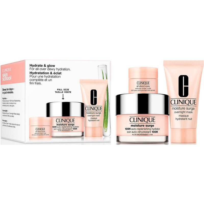 Clinique Hydration & Glow, For All Over Dewy Hydration Gift Set