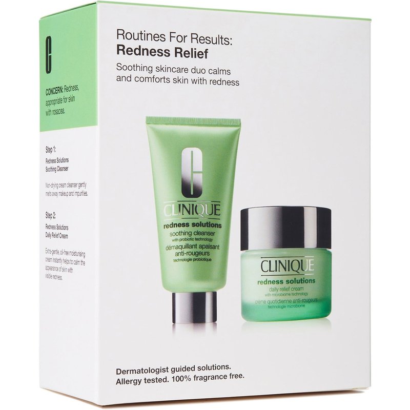 Clinique Routine for Results: Redness Relief Skincare Set (Worth £77)