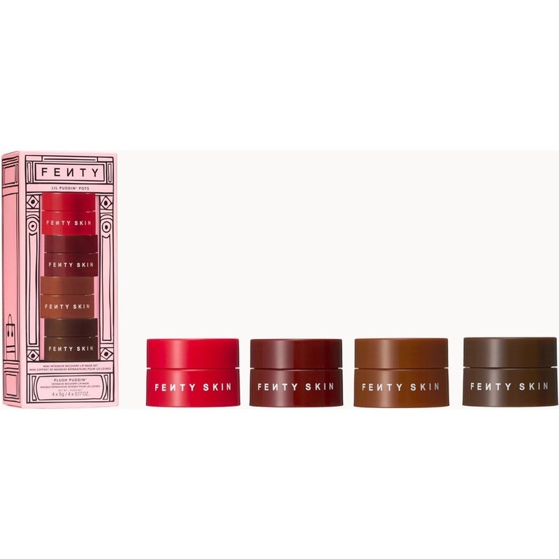 Fenty Skin Lil Puddin' Pots Mini Intensive Recovery Lip Mask Set (Worth £28)