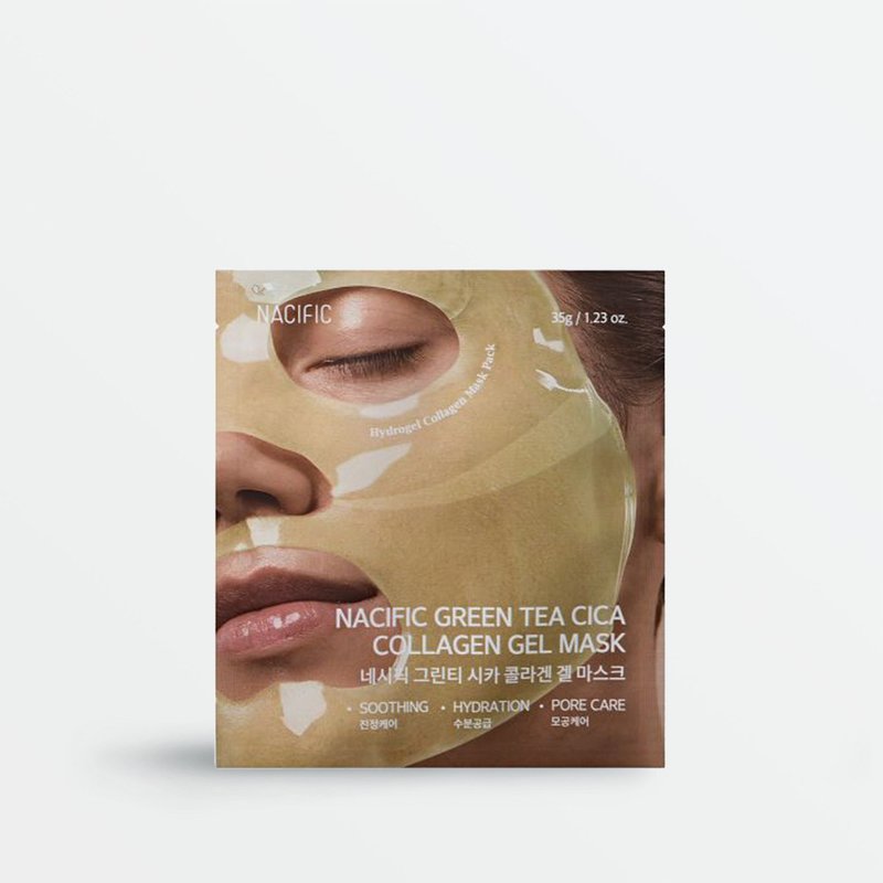 Green Tea Cica Collagen Gel Mask (4 Masks)