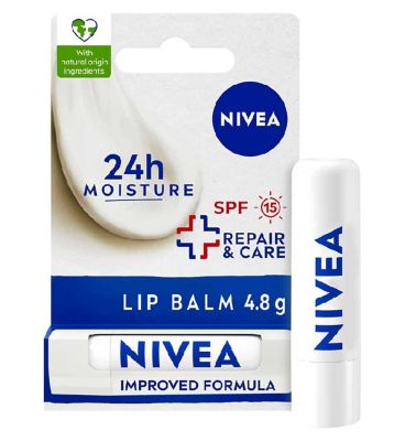 NIVEA Lip Balm Soothe  Protect SPF15 For Dry Lips 4.8g