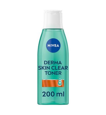 NIVEA Derma Skin Clear Toner with Salicylic Acid, 200ml
