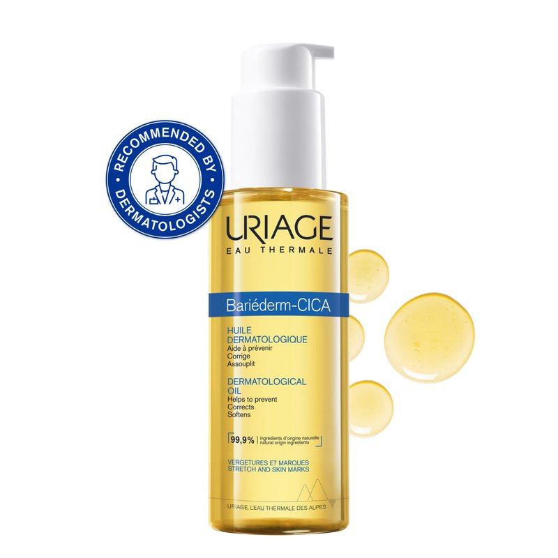 Uriage Bariéderm Cica Oil 100ml – Repairing Oil For Stretch Marks & Scars