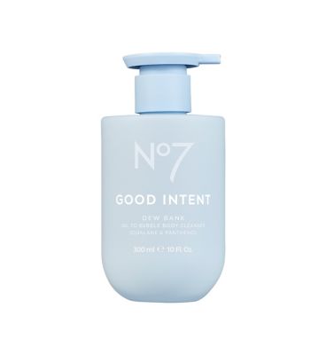 No7 Good Intent Dew Bank Oil to Bubble Body Cleanser 300ml