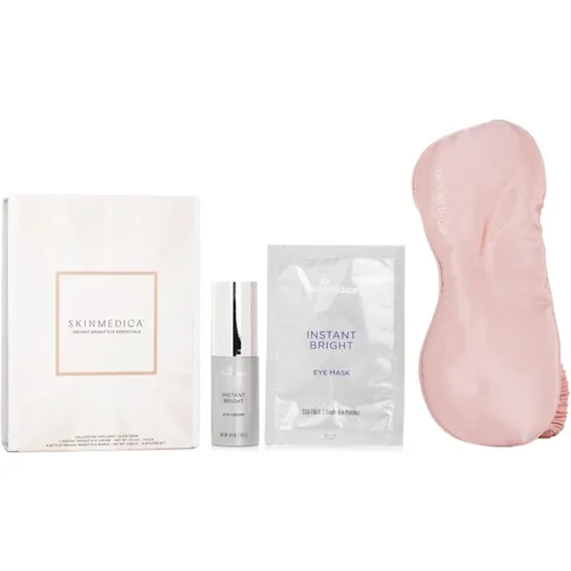 Skin Medica Instant Bright Eye Essentials Set: Instant Bright Eye Cream + Instant Bright Eye Masks + Sleep Mask 1pc 3pc