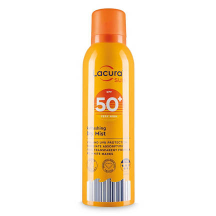 Lacura 50+ SPF Dry Mist