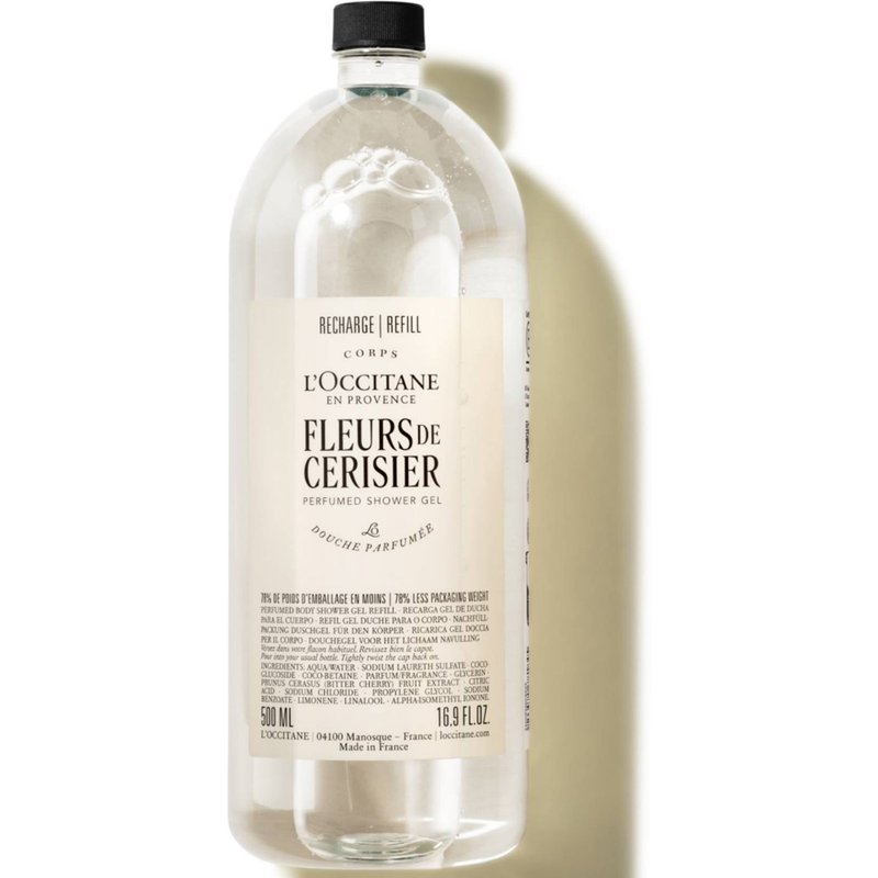 L'Occitane Fleurs de Cerisier (Cherry Blossom) Shower Gel Refill 500ml