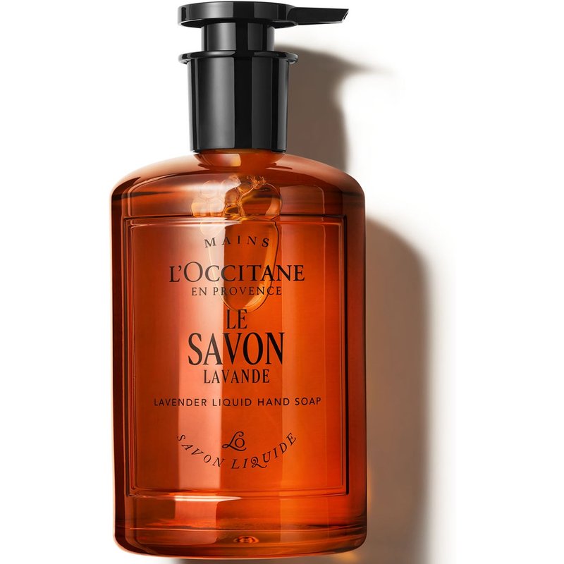 L'Occitane Lavender Liquid Hand Soap 350ml, Glass