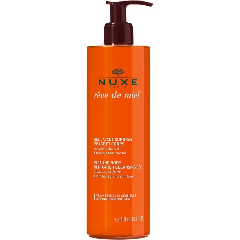 NUXE Reve de Miel Face and Body Ultra-Rich Cleansing Gel 400ml