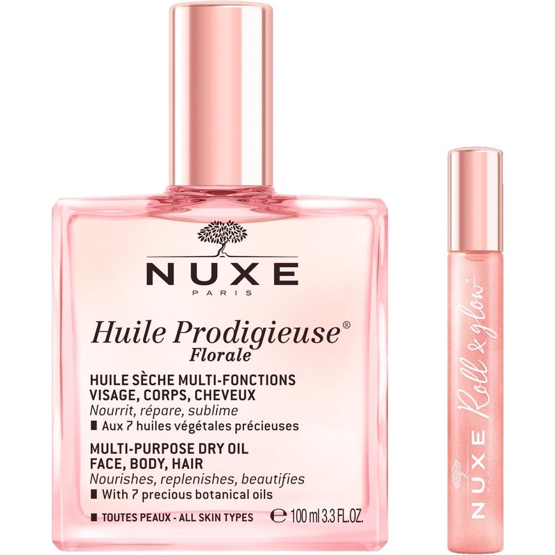 NUXE Huile Prodigieuse Florale Multi Purpose Dry Oil 100ml & Roll On