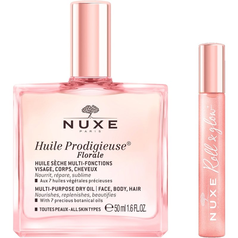 NUXE Huile Prodigieuse Florale Multi Purpose Dry Oil 50ml & Roll On