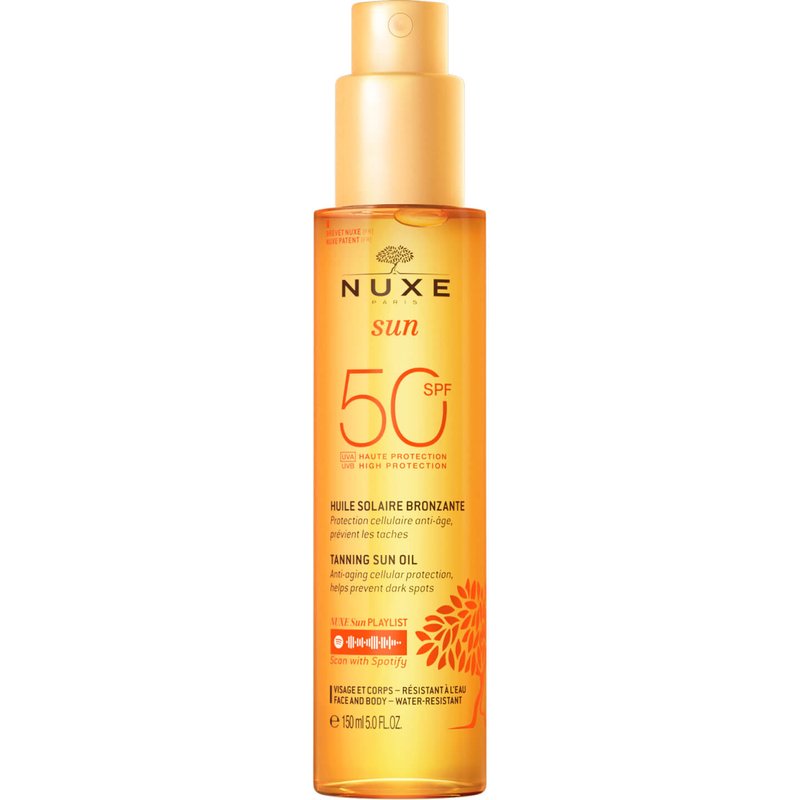 NUXE Face and Body Tanning Sun Oil High Protection SPF 50 150ml