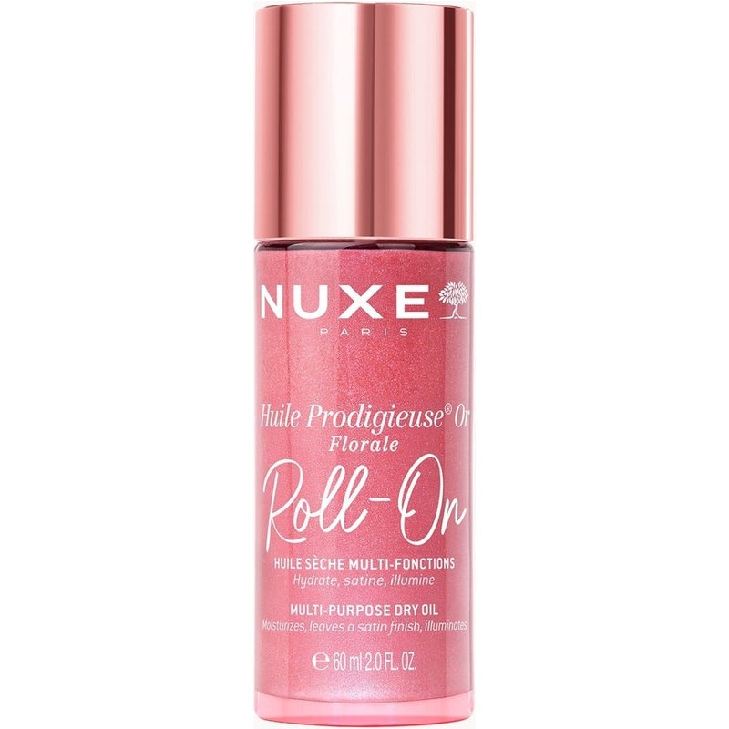 NUXE Huile Prodigieuse Florale Multi-Purpose Dry Oil for Face, Body and Hair Roll On 60ml