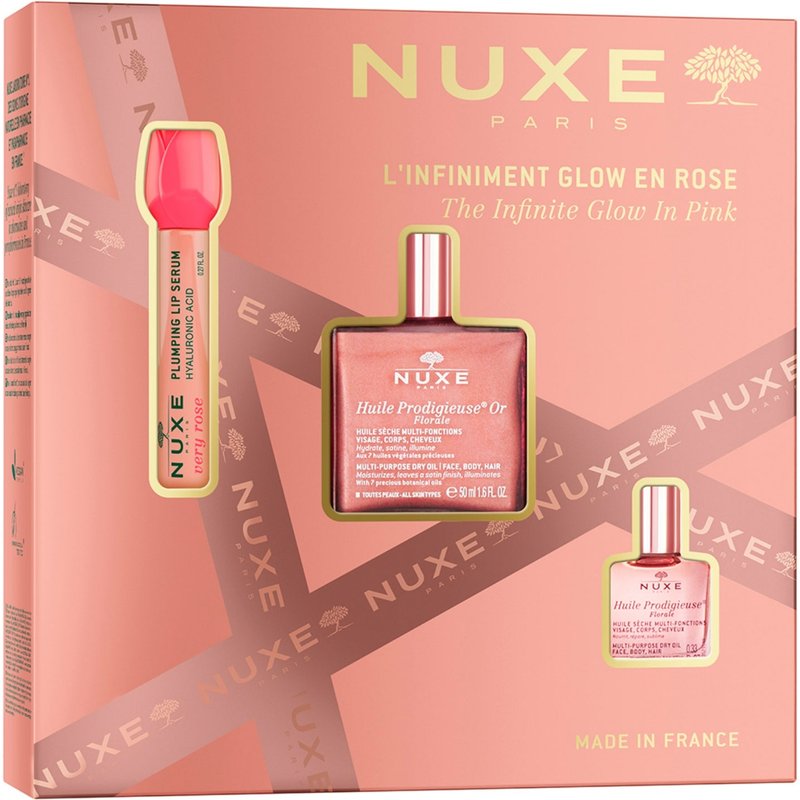 NUXE Christmas Giftset The Infinite Glow in Pink (Worth £49)