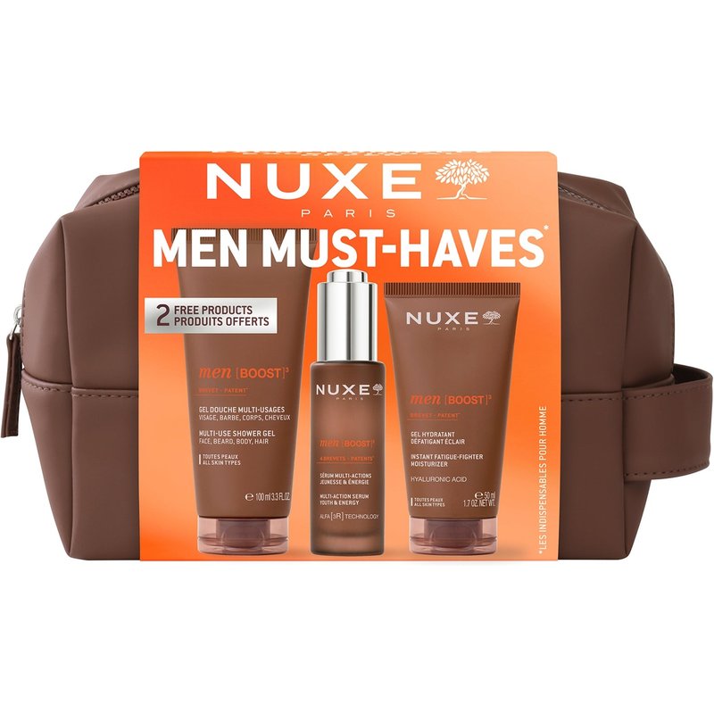 NUXE MEN [BOOST]3 Must-Have Trio 180ml