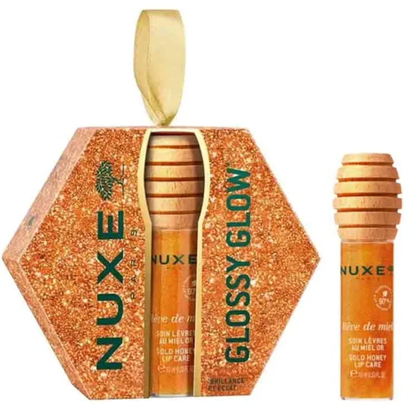 Nuxe Reve De Miel Glossy Glow Gold Honey Shimmery Lip Oil Tree Hanger