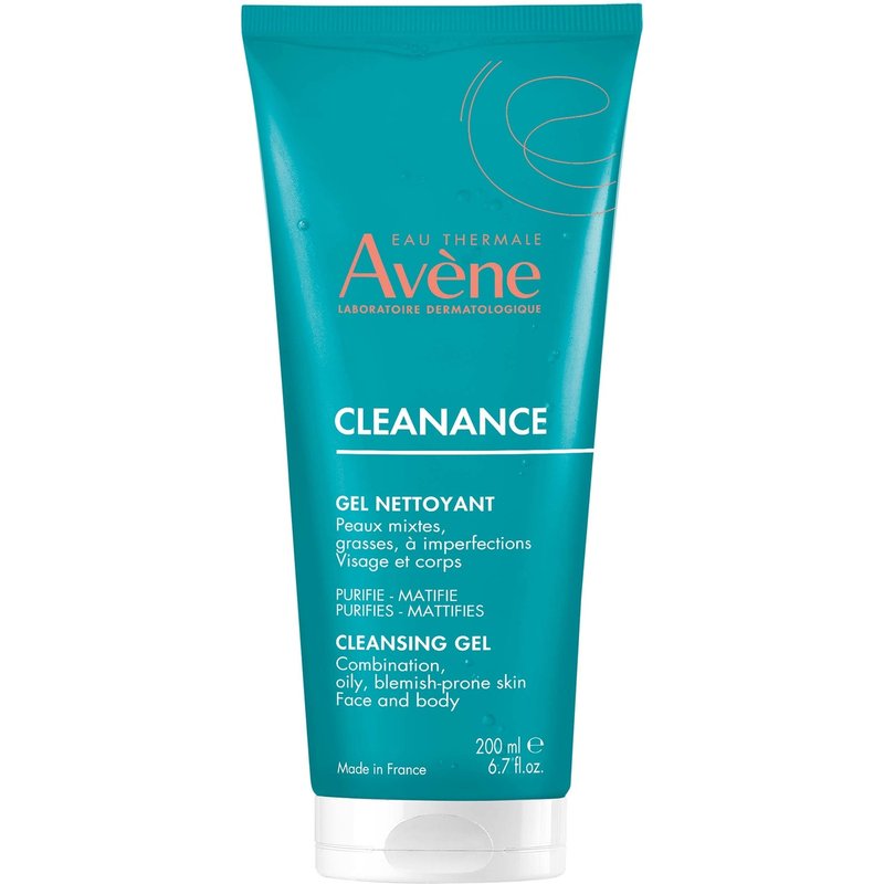 Avène Cleanance Cleansing Gel for Oily, Blemish-Prone Skin 200ml