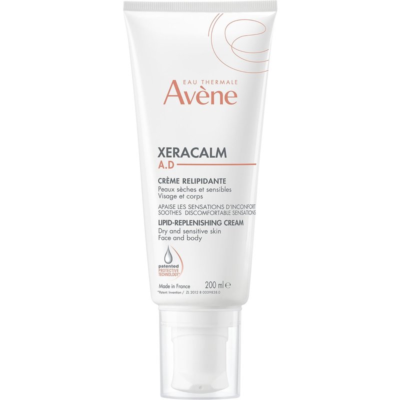 Avène XeraCalm A.D. Lipid-Replenishing Cream Moisturiser for Dry, Itchy Skin 200ml
