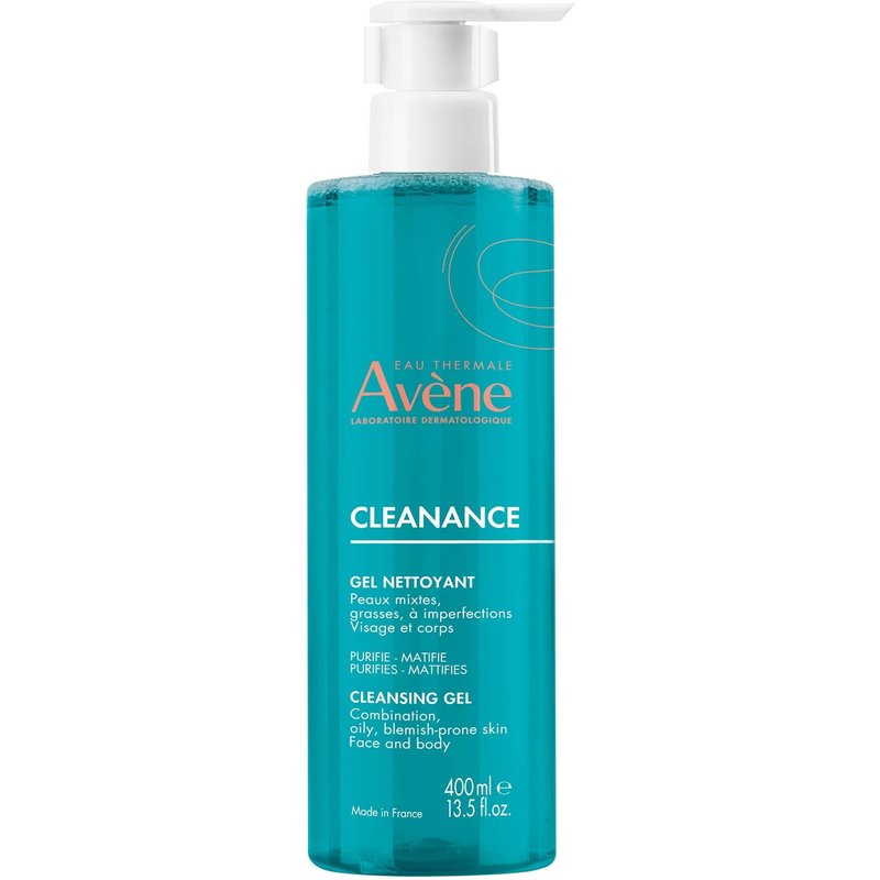 Avène Cleanance Cleansing Gel For Oily, Blemish Prone Skin 400ml