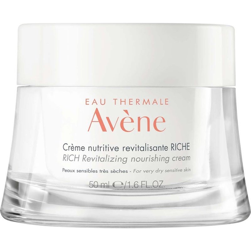 Avène Les Essentiels Rich Revitalizing Nourishing Cream for Dry, Sensitive Skin 50ml