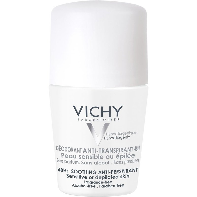 VICHY Deodorant 48Hour Sensitive Skin Anti-Perspirant Roll On 50ml