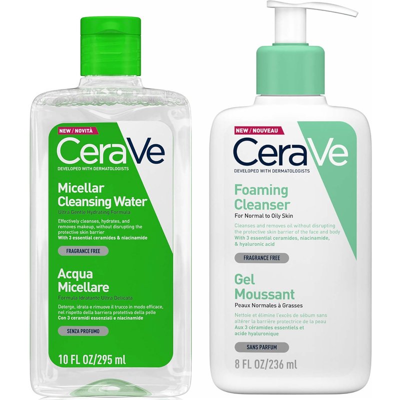 CeraVe Foaming Double Cleansing Duo