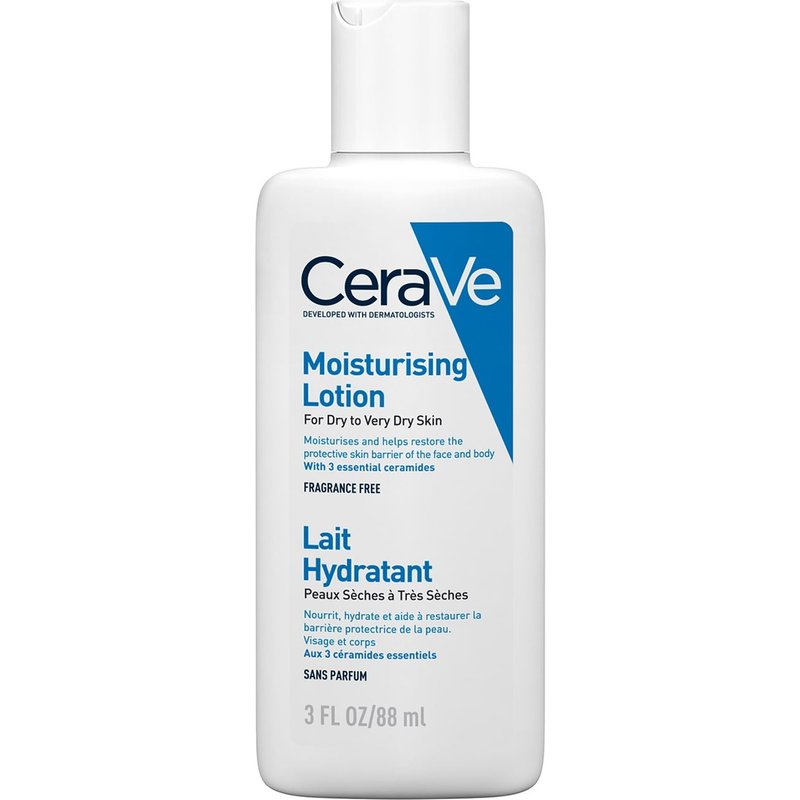 CeraVe Travel Size Moisturising Lotion for Dry Skin 88ml