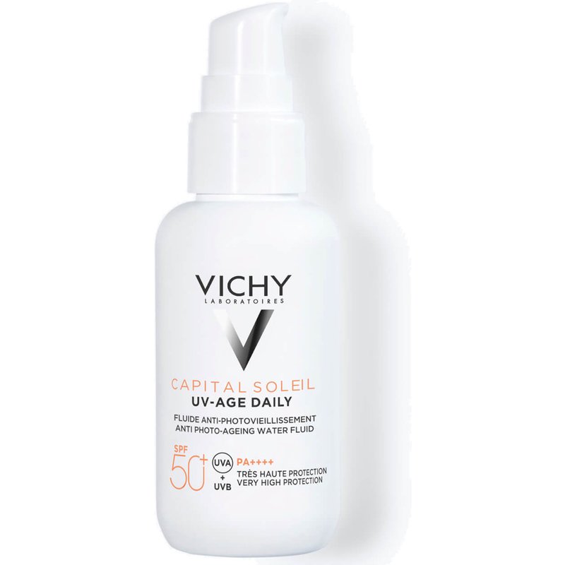 VICHY Capital Soleil UV Age Daily SPF 50+ Invisible Sun Cream with Niacinamide 40ml